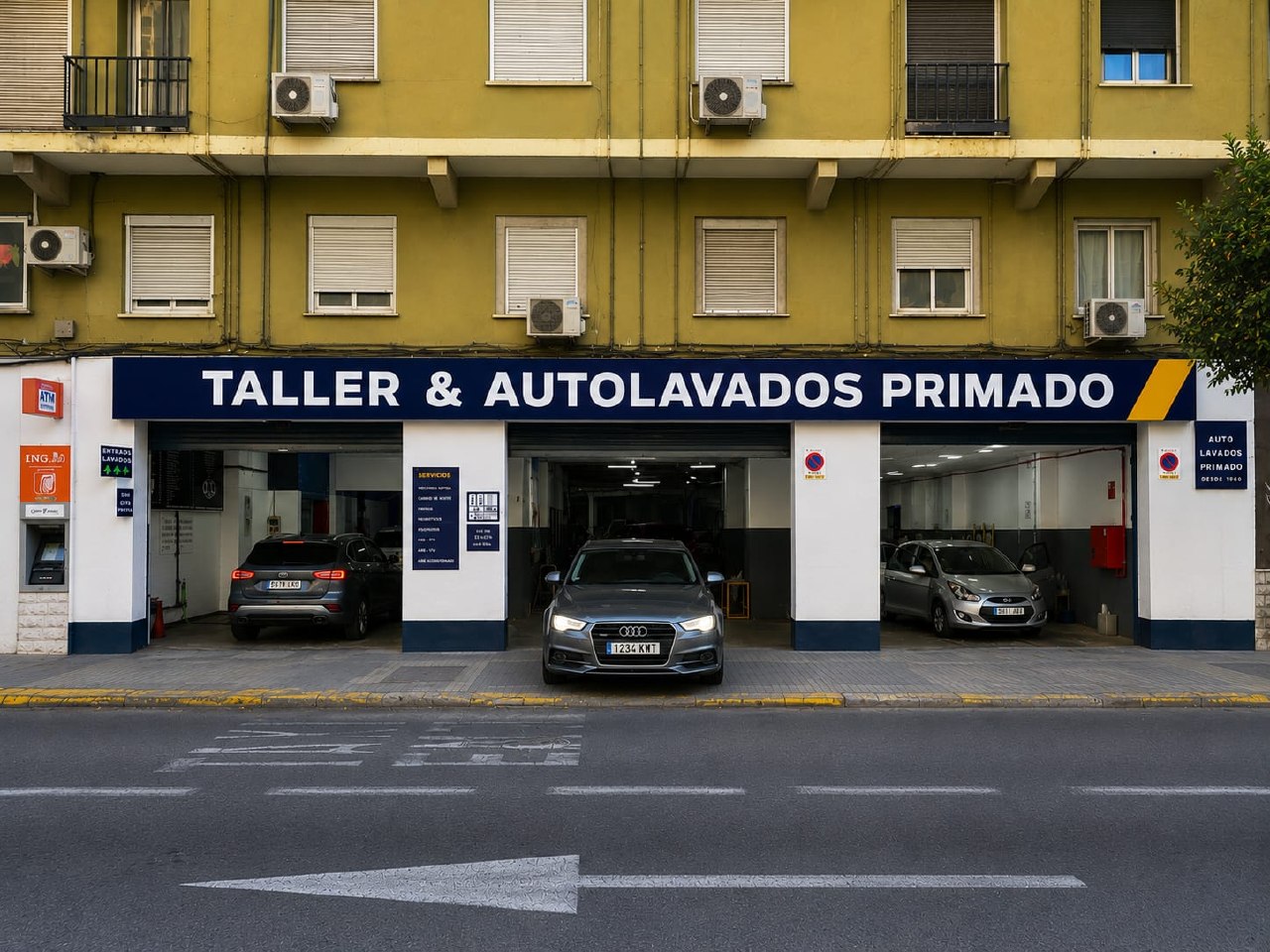 Fachada de Autolavados Primado en Avenida del Primat Reig 151, Benimaclet